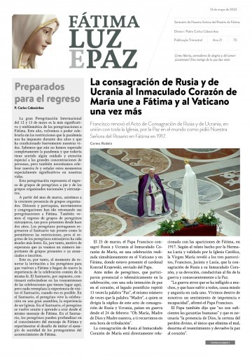 Fátima Luz y Paz, 73